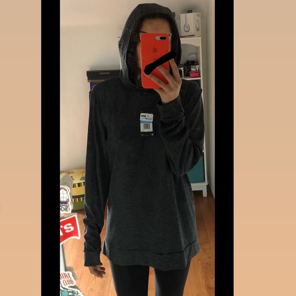 dark grey nike hoodie